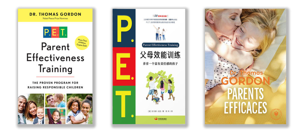 P.E.T. Book Covers in three languages