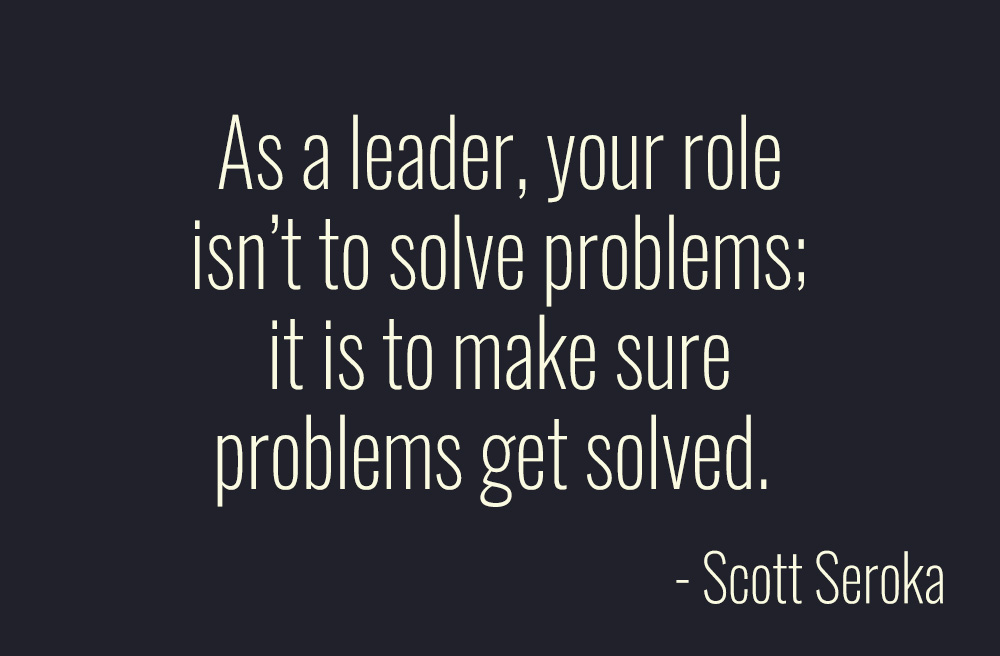 leader problem solving leadership training effectiveness